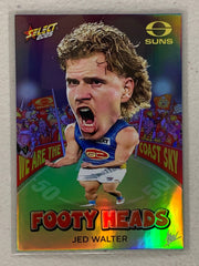 FH54 Jed Walter - Suns - Footy Heads - 2025 AFL Footy Stars