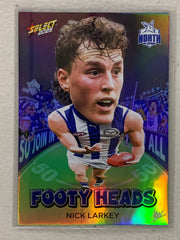 FH68 Nick Larky - North Melbourne - Footy Heads - 2025 AFL Footy Stars