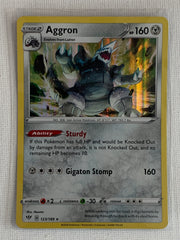 Aggron Holo 123/189 - Pokemon Sword & Shield Darkness Ablaze