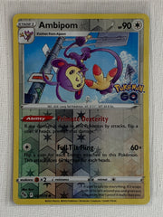Ambipom Reverse Holo 057/078 - Pokemon Scarlet & Violet Pokemon GO