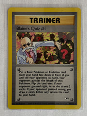 Blaine's Quiz #1 97/132 - Pokemon Gym Heroes