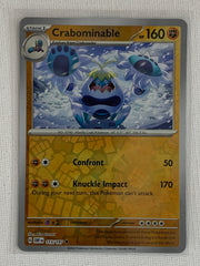 Crabominable Reverse Holo 115/197 - Pokemon Scarlet & Violet Obsidian Flames