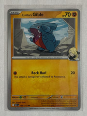 Cynthia's Gible 109/217 - Pokemon Mega Evolution Ascended Heroes