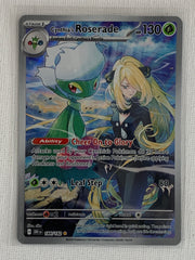 Cynthia's Roserade Holo 184/182 - Pokemon Scarlet & Violet Destined Rivals