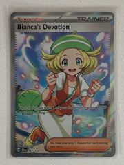 Bianca's Devotion Ultra Rare Full Art Holo 197/162 - Pokemon Scarlet & Violet Temporal Forces