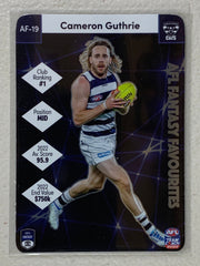#AF-19 Cameron Guthrie - Geelong Cats - AFL Fantasy Favourites - 2023 AFL Team Coach