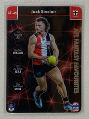#AF-45 Jack Sinclair - St Kilda Saints - AFL Fantasy Favourites - 2023 AFL Team Coach