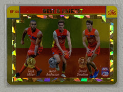 #BF-08 Gold Coast Suns - AFL Best & Fairest Gold - 2023 AFL Team Coach