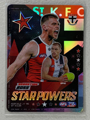 #SP-75 Sebastian Ross - St Kilda Saints - AFL Star Powers Team - 2023 AFL Team Coach