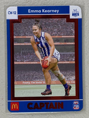 #CW-12 Emma Kearney - North Melbourne Kangaroos - AFL Captains Red - 2023 AFL Team Coach