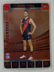 #17 Jordan Ridley - Essendon Bombers - AFL Silver - 2023 AFL Team Coach