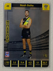 #49 Noah Balta - Richmond Tigers - AFL Silver - 2023 AFL Team Coach