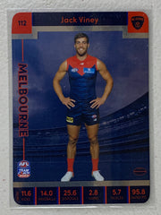 #112 Jack Viney - Melbourne Demons - AFL Silver - 2023 AFL Team Coach