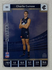 #151 Charlie Curnow - Carlton Blues - AFL Silver - 2023 AFL Team Coach
