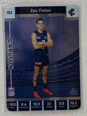 #152 Zac Fisher - Carlton Blues - AFL Silver - 2023 AFL Team Coach