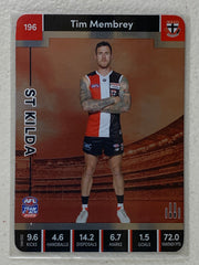 #196 Tim Membrey - St Kilda Saints - AFL Silver - 2023 AFL Team Coach