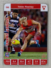 #199 Isaac Heeney - Sydney Swans - AFL Common - 2023 AFL Team Coach