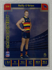 #208 Reilly O'Brien - Adelaide Crows - AFL Silver - 2023 AFL Team Coach