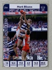 #214 Mark Blicavs - Geelong Cats - AFL Common - 2023 AFL Team Coach