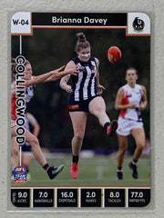 #W-04 Brianna Davey - Collingwood Magpies - AFLW Common - 2023 AFL Team Coach