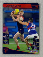 #107 Clayton Oliver - Melbourne Demons - AFL Common - 2022 AFL Team Coach