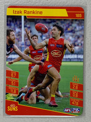 #165 Izak Rankine - Gold Coast Suns - AFL Common - 2022 AFL Team Coach