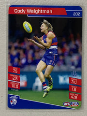 #202 Cody Weightman - Western Bulldogs - AFL Common - 2022 AFL Team Coach