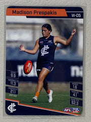#W-05 Madison Prespakis - Carlton Blues - AFLW Common - 2022 AFL Team Coach