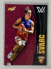 #187 Cathy Svarc - Brisbane Lions - AFLW Common - 2021 AFL Footy Stars
