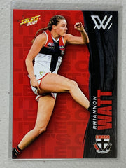 #217 Rhiannon Watt - St Kilda Saints - AFLW Common - 2021 AFL Footy Stars