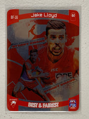 #BF-16 Jake Lloyd - Sydney Swans - Best & Fairest - 2021 AFL Team Coach