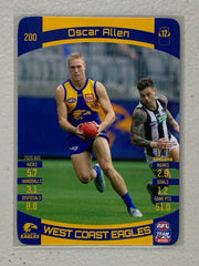#200 Oscar Allen - West Coast Eagles - AFL Common - 2021 AFL Team Coach