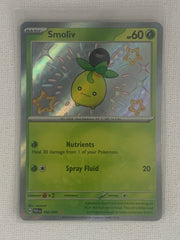 Smoliv Shiny Rare Holo 102/091 - Pokemon Scarlet & Violet Paldean Fates