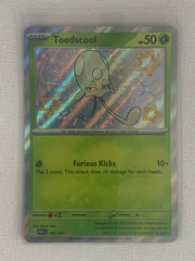 Toedschool Shiny Rare Holo 105/091 - Pokemon Scarlet & Violet Paldean Fates