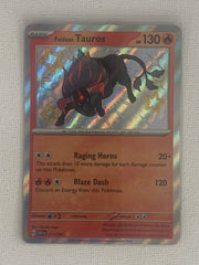 Paldean Tauros Shiny Rare Holo 111/091 - Pokemon Scarlet & Violet Paldean Fates
