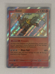 Entei Shiny Rare Holo 112/091 - Pokemon Scarlet & Violet Paldean Fates