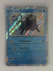 Paldean Tauros Shiny Rare Holo 120/091 - Pokemon Scarlet & Violet Paldean Fates