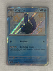 Wugtrio Shiny Rare Holo 122/091 - Pokemon Scarlet & Violet Paldean Fates