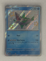 Veluza Shiny Rare Holo 125/091 - Pokemon Scarlet & Violet Paldean Fates