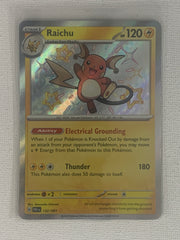 Raichu Shiny Rare Holo 132/091 - Pokemon Scarlet & Violet Paldean Fates