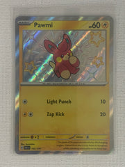 Pawmi Shiny Rare Holo 142/091 - Pokemon Scarlet & Violet Paldean Fates