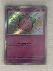 Cleffa Shiny Rare Holo 150/091 - Pokemon Scarlet & Violet Paldean Fates