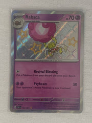 Rabsca Shiny Rare Holo 163/091 - Pokemon Scarlet & Violet Paldean Fates