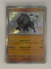 Paldean Tauros Shiny Rare Holo 172/091 - Pokemon Scarlet & Violet Paldean Fates