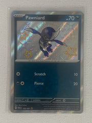 Pawniard Shiny Rare Holo 185/091 - Pokemon Scarlet & Violet Paldean Fates