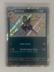 Bisharp Shiny Rare Holo 186/091 - Pokemon Scarlet & Violet Paldean Fates