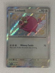 Lechonk Shiny Rare Holo 207/091 - Pokemon Scarlet & Violet Paldean Fates