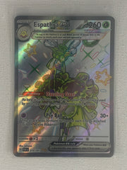 Espathra ex Shiny Ultra Rare Holo 214/091 - Pokemon Scarlet & Violet Paldean Fates