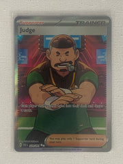Judge Ultra Rare Full Art Holo 228/091 - Pokemon Scarlet & Violet Paldean Fates