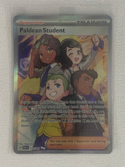 Paldean Student Ultra Rare Full Art Holo 231/091 - Pokemon Scarlet & Violet Paldean Fates